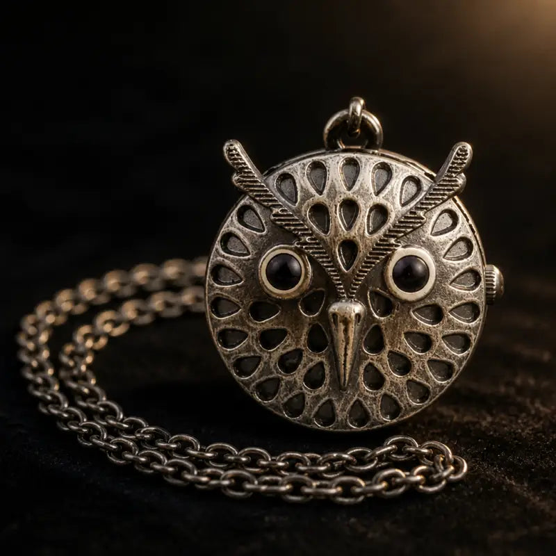 Montre Gousset Sautoir Hibou Collier Femme - Univers Gousset