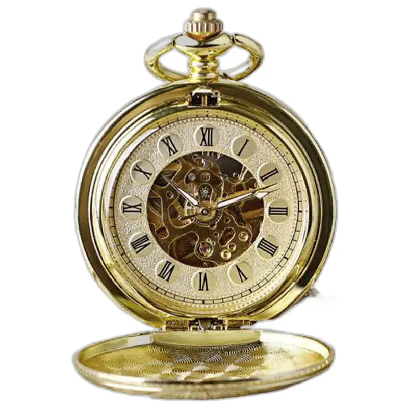 Luxe Perle D’or Montre de Poche Automatique