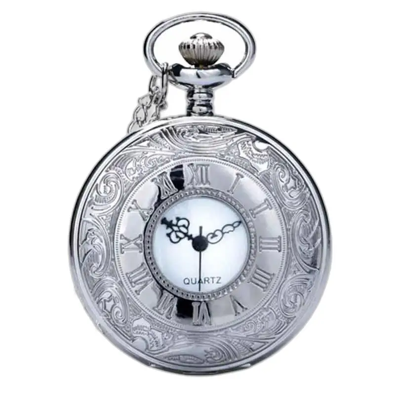 Luxe Quartz Poche à Gousset Argentée
