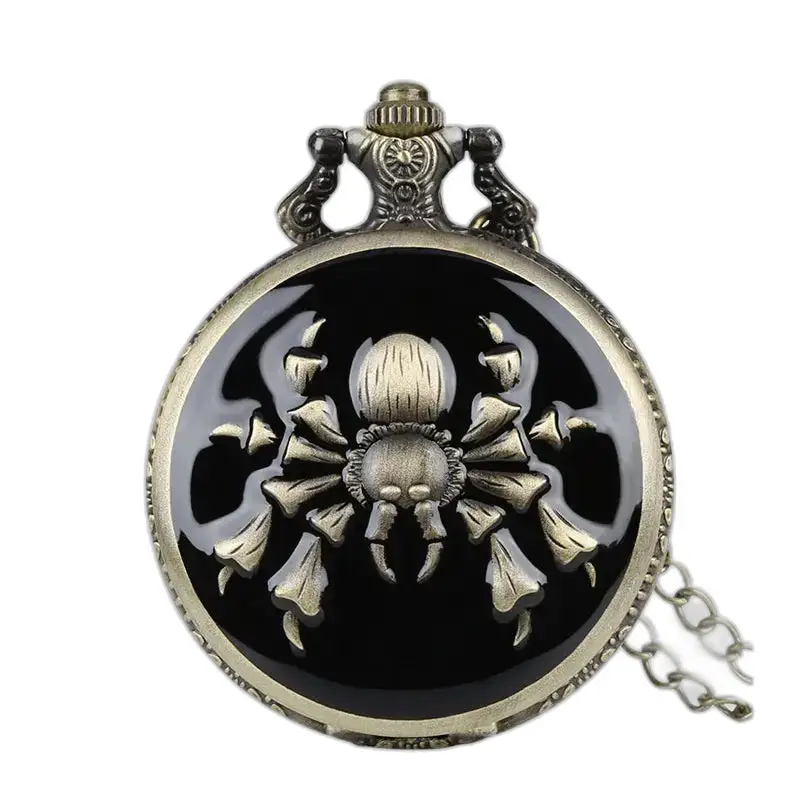 Montre à Gousset Collier Araignée Style Fantaisie