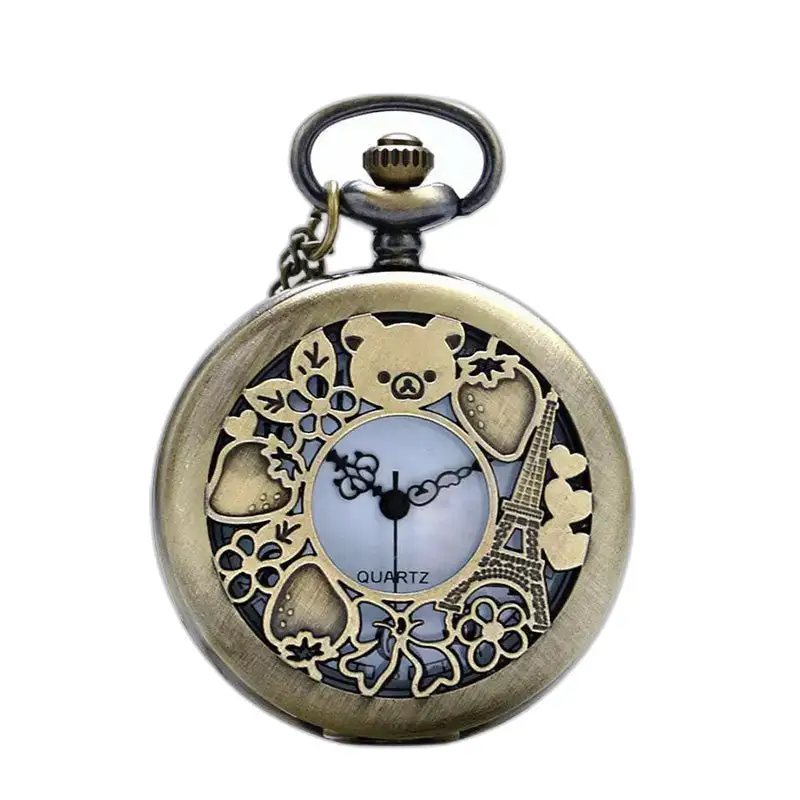 Montre à Gousset Collier Bronze Glamour