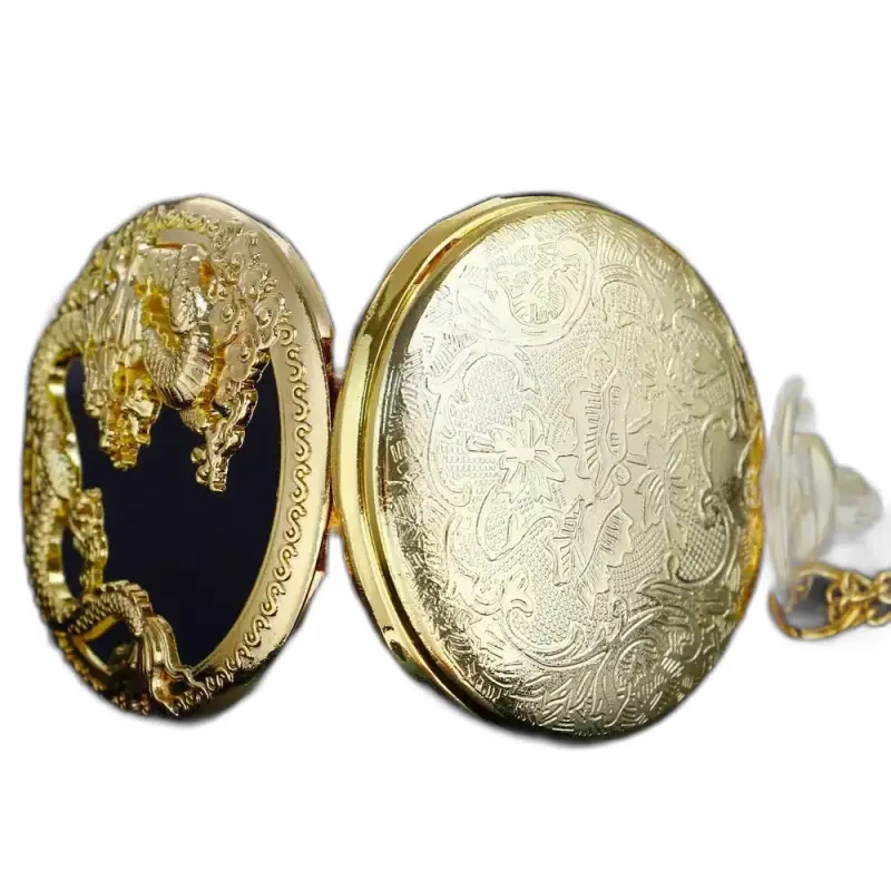 Montre à Gousset Collier Quartz Or Femme