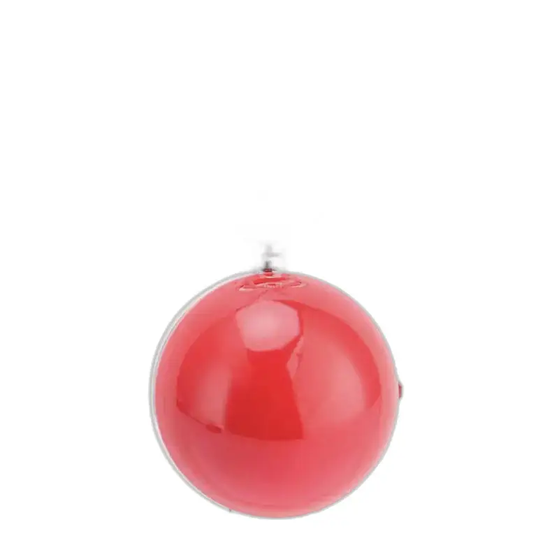 Ornement sphérique rouge pour Montre Collier Ronde Rouge et Blanche, collier ronde rouge