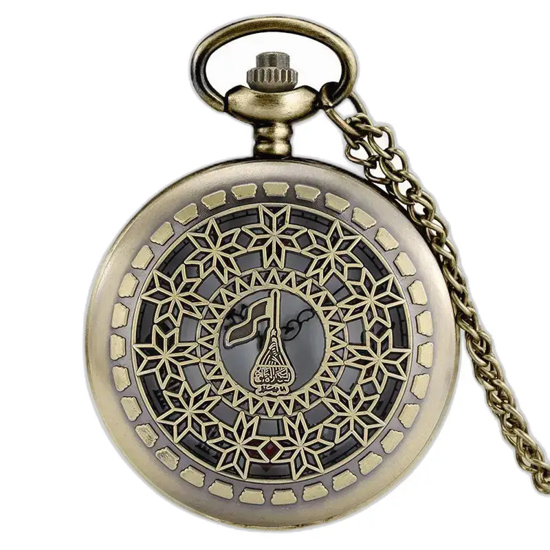 Montre Collier Vintage Rétro à Fleurs Magnifique avec un élégant boîtier en bronze