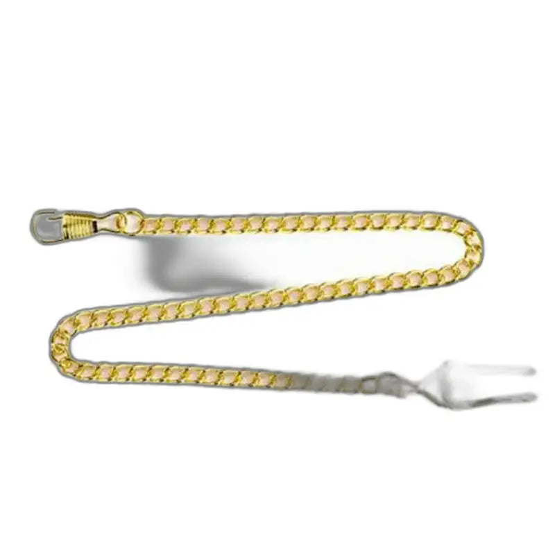 Chaîne en or avec fourchette pour Montre Poche à Quartz Hibou Diamants Or
