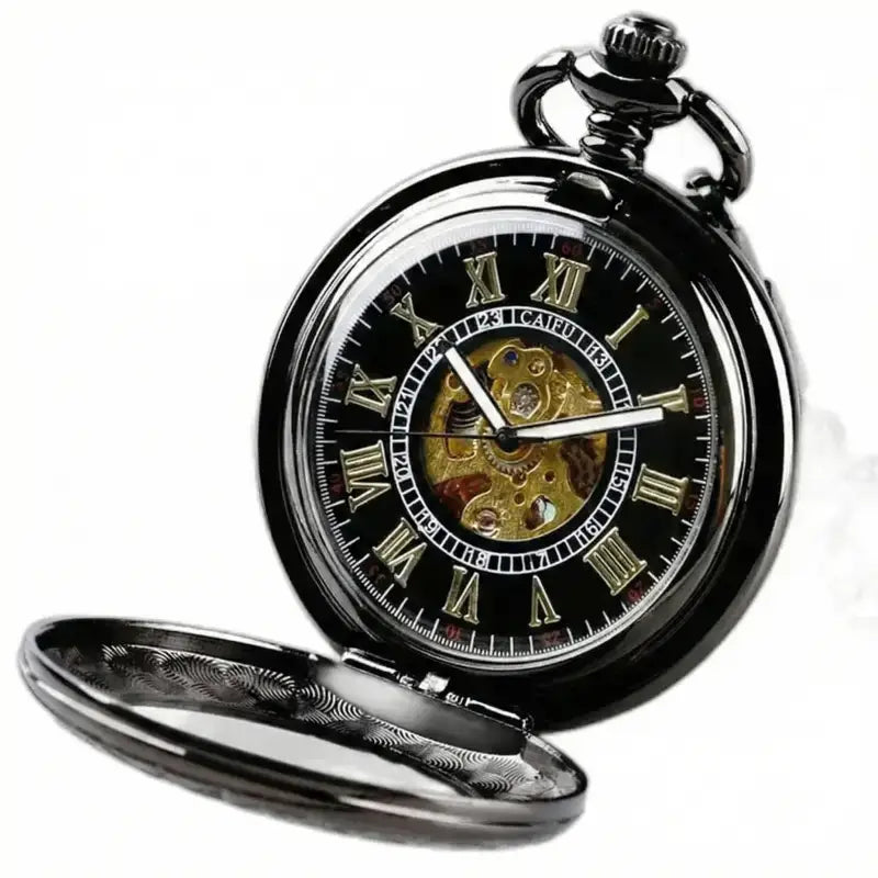 Ceas de Buzunar Automatic Semi-Savonetă Vintage