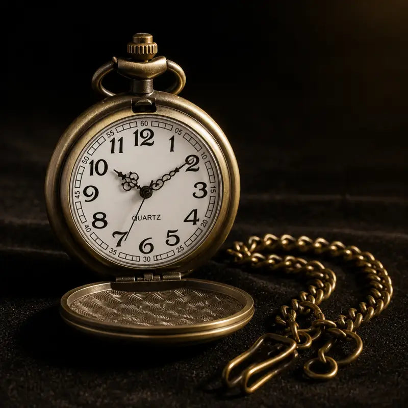 Montre à Gousset Collier Fleur Vintage Femme - Univers Gousset