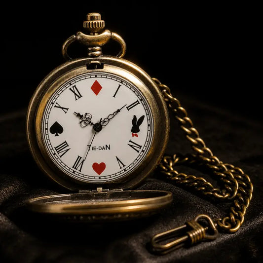 Montre à Gousset Collier Fleurs Vintage Femme - Univers Gousset