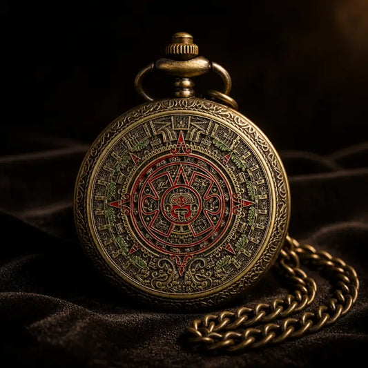 Montre Gousset Collier Quartz Mandala Vintage - Univers Gousset