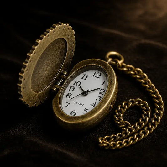 Montre à Gousset Quartz Pendentif Vintage Femme - Univers Gousset