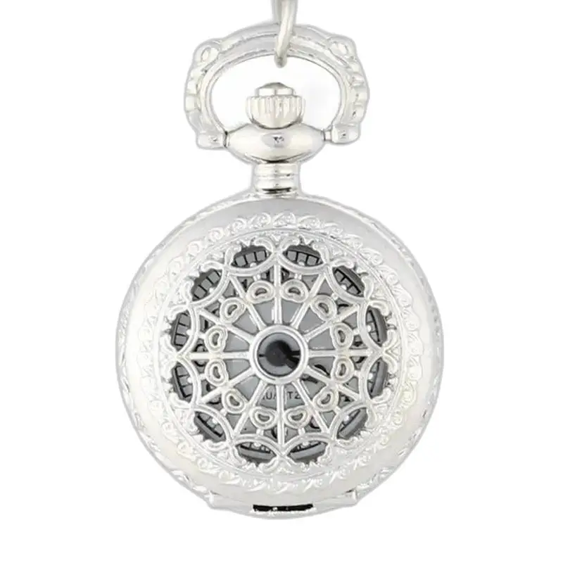 Collier Montre Vintage Femme Argent Bronze