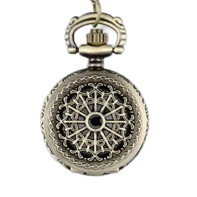 Collier Montre Vintage Femme Argent Bronze