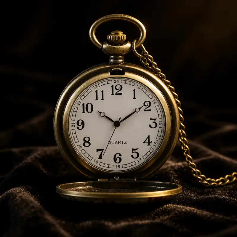Montre à Gousset Quartz Collier Vintage Homme - Univers Gousset