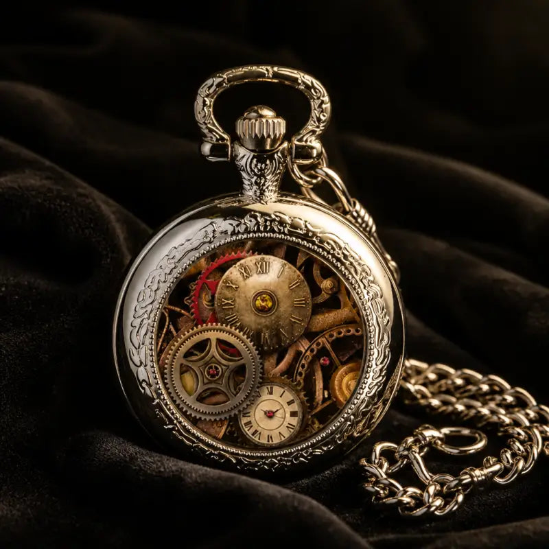 Montre à Gousset Collier Steampunk Vintage - Univers Gousset