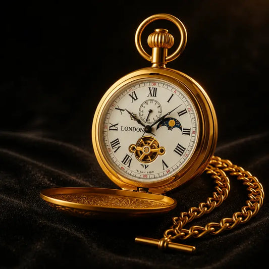 Montre à Gousset Mécanique Demi-chasseur Vintage - Univers Gousset