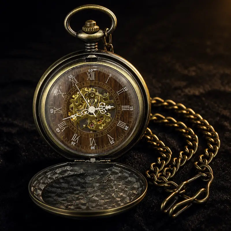 Montre à Gousset Mécanique Squelette Phoenix - Univers Gousset