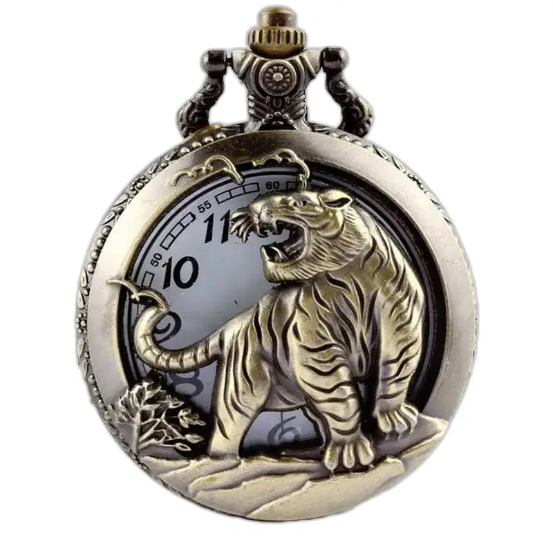 Gousset Horoscope Chinois Montre Collier Bronze - Lapin