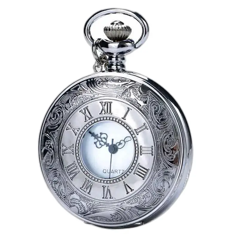 Luxe Quartz Poche à Gousset Argentée