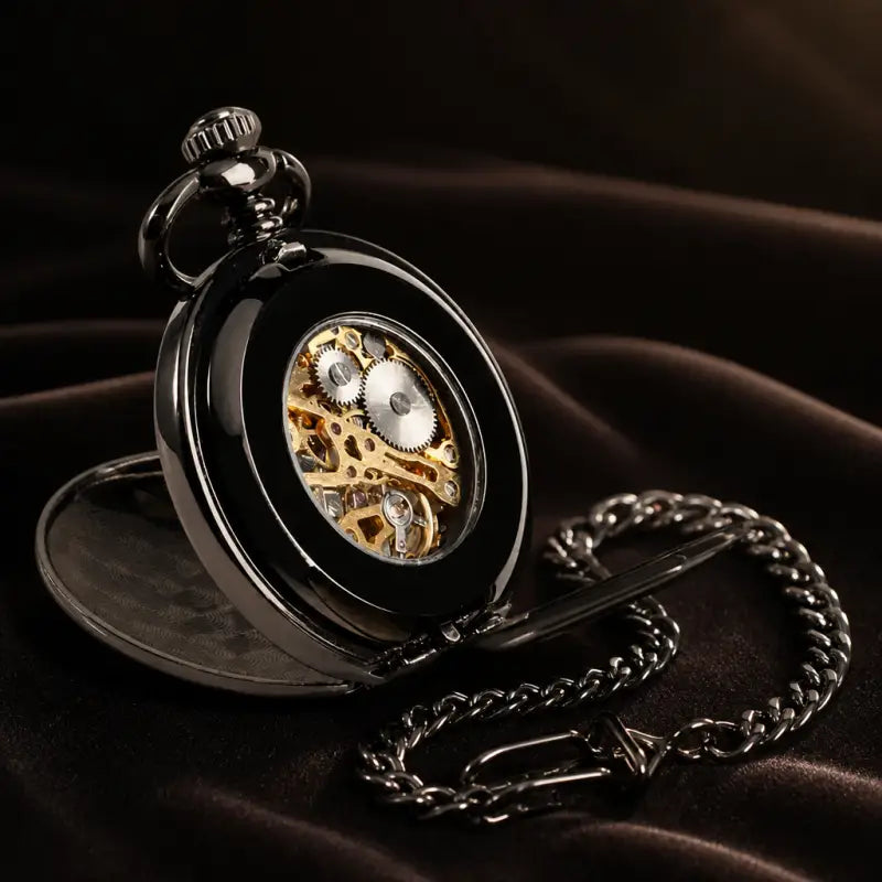 Montre à Gousset Mécanique Double Clapet Homme - Univers Gousset