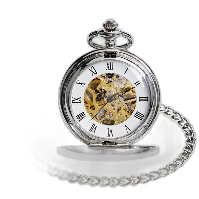 Montre à Gousset Argent Demi Chasseur Chic