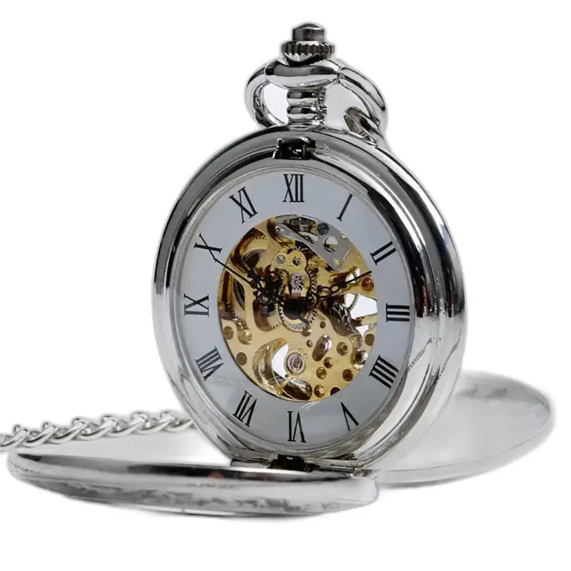 Montre à Gousset Argent Demi Chasseur Chic
