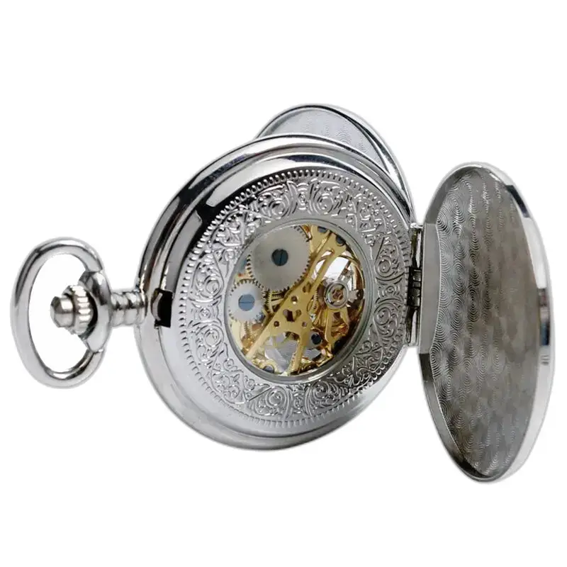 Montre à Gousset Argent Demi Chasseur Chic
