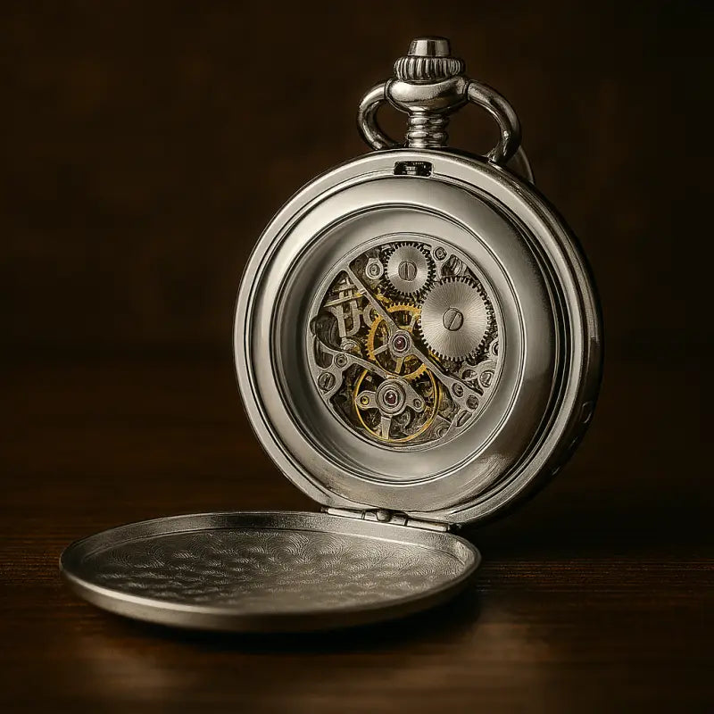 Montre à Gousset Argent Double Clapet Luxe