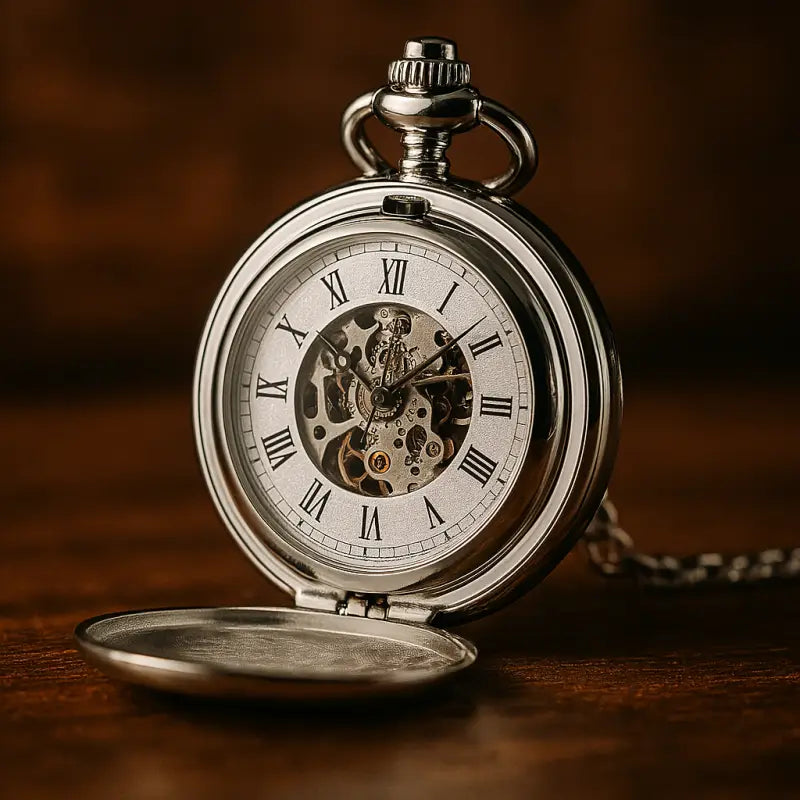 Montre à Gousset Argent Double Clapet Luxe