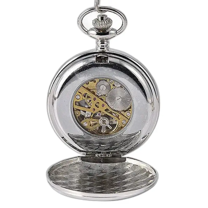 Montre à Gousset Argent Double Clapet Mécanique Chic