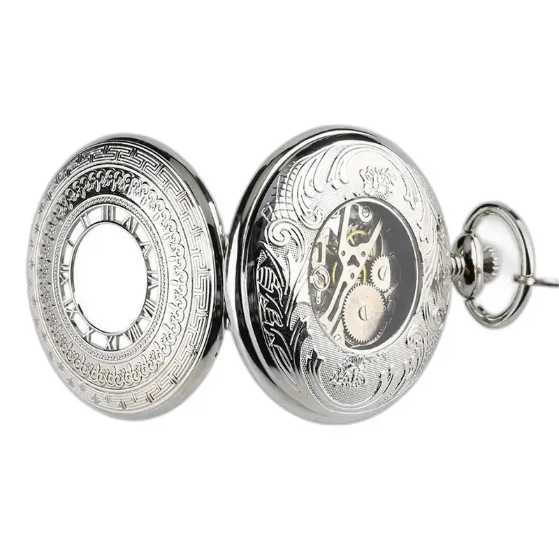 Montre à Gousset Argent Mécanique Luxe Homme
