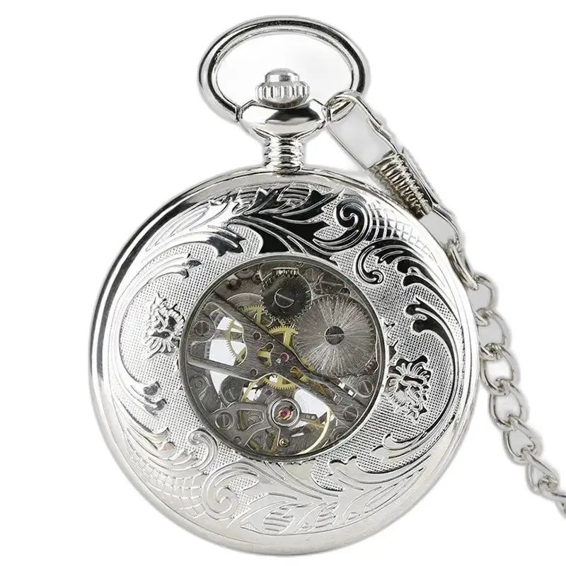 Montre à Gousset Argent Mécanique Luxe Homme