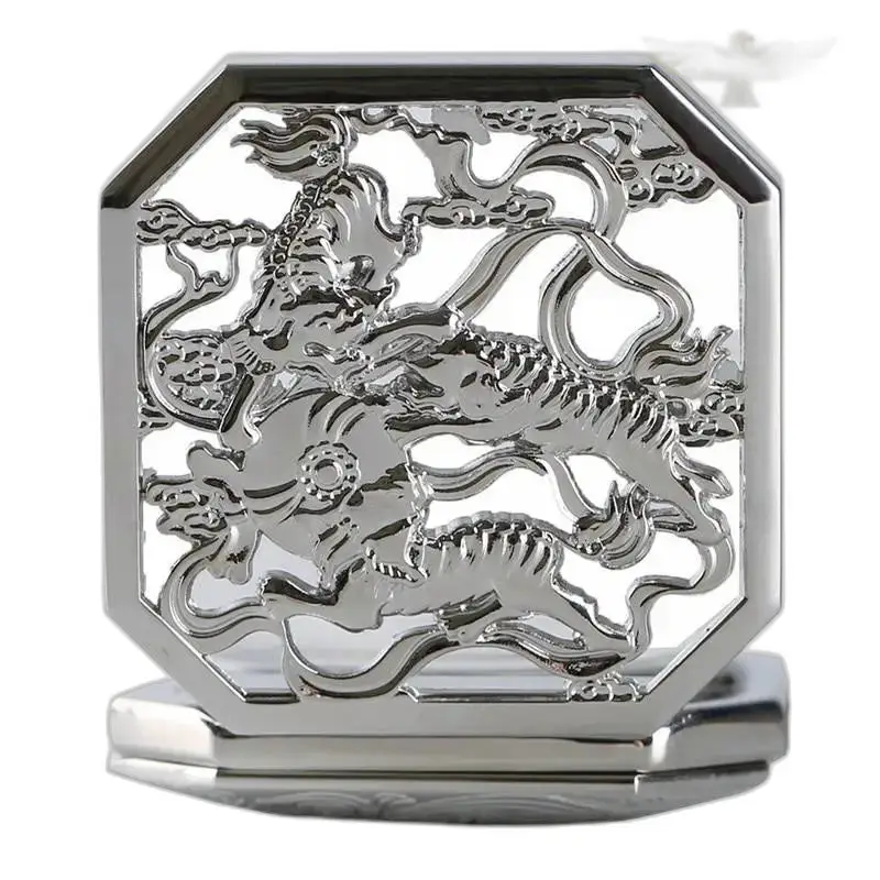 Montre à Gousset Argent Octogonale Mécanique Luxe