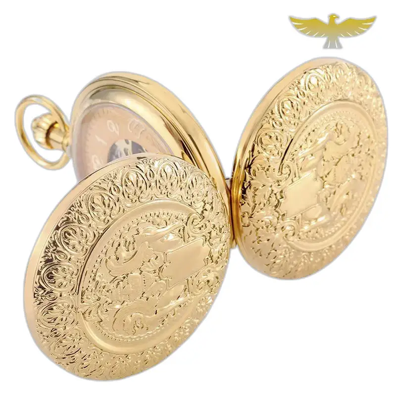 Montre à Gousset Automatique Double Clapets Chic