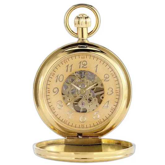 Montre à Gousset Automatique Double Clapets Chic