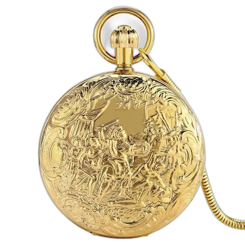 Montre à Gousset Automatique Double Clapets Chic