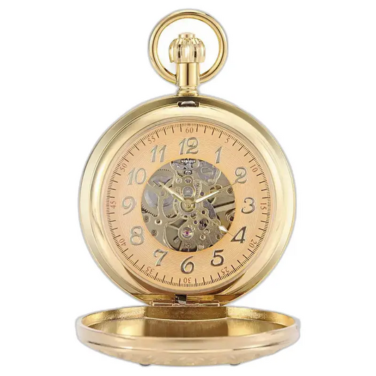 Montre à Gousset Automatique Double Clapets Chic