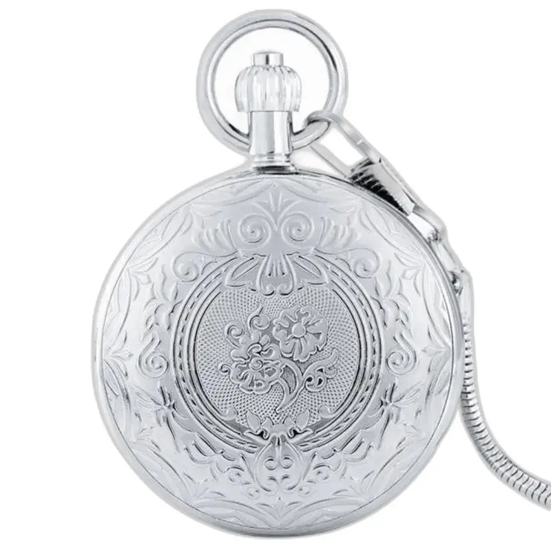 Montre à Gousset Automatique Fleur Chic Luxe