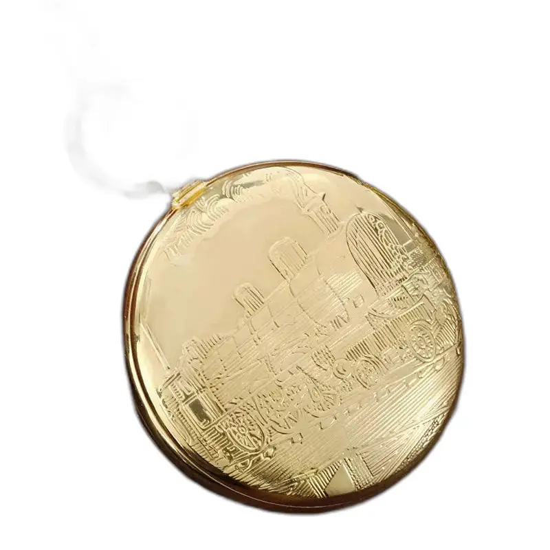 Montre à Gousset Automatique Gold Train Chic