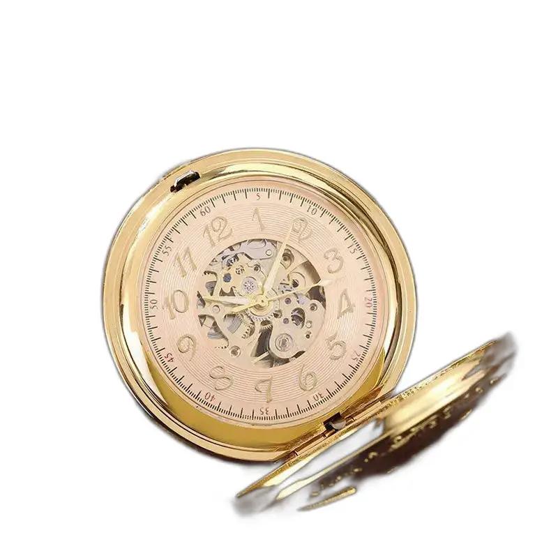 Montre à Gousset Automatique Gold Train Chic