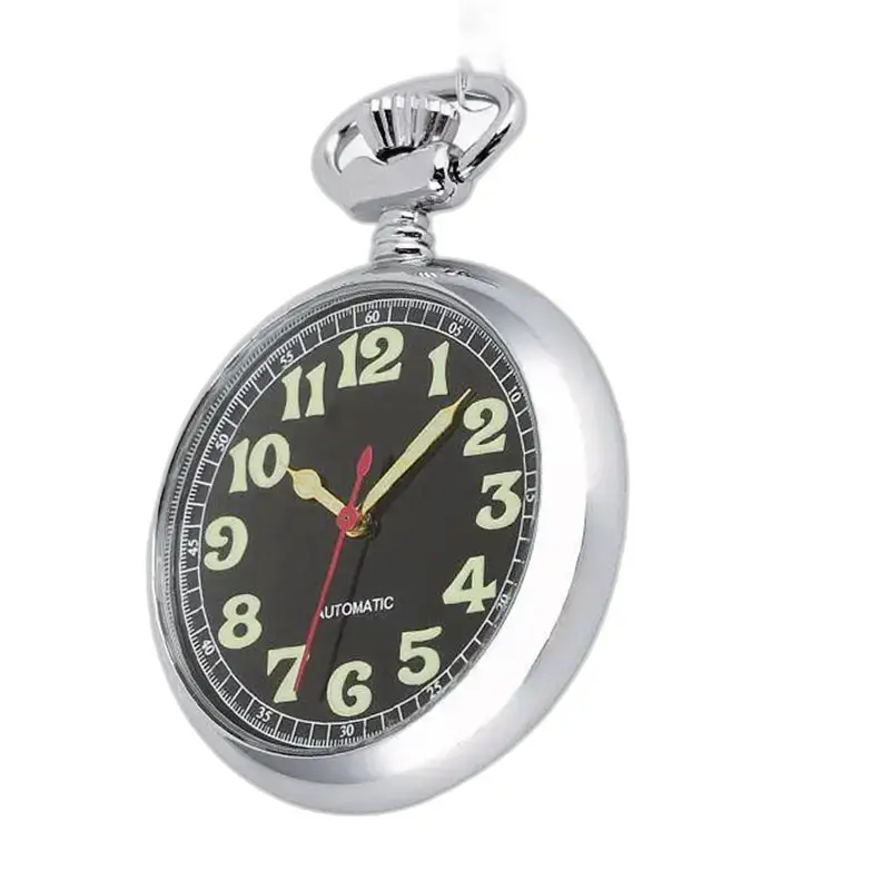 Montre à Gousset Automatique Lumineuse Moderne