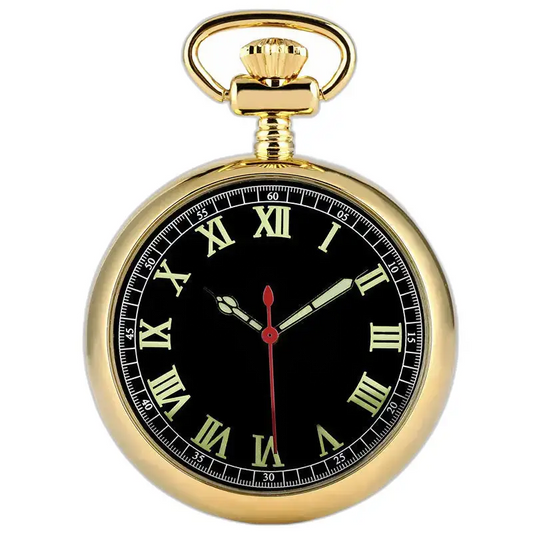Montre à Gousset Automatique Lumineuse Moderne - Or