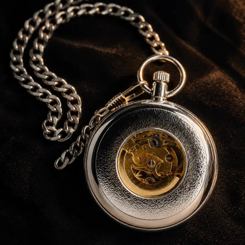 Montre à Gousset Automatique Squelette Homme - Univers Gousset