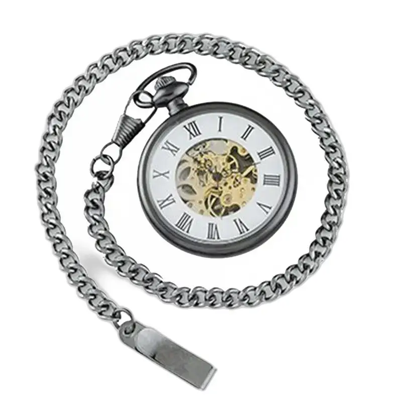 Montre à Gousset Automatique Vintage Charm Cadran Ouvert