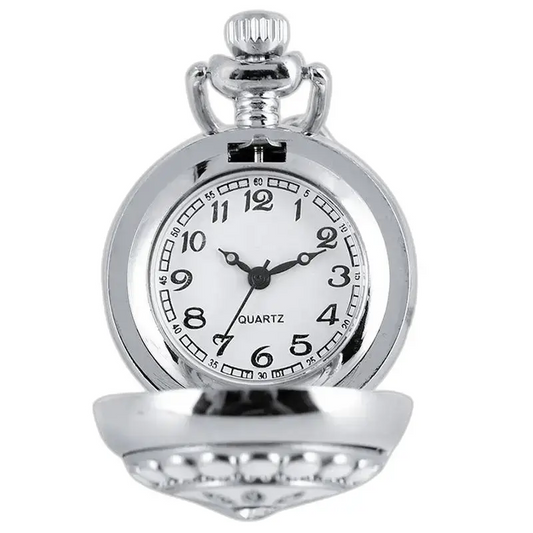 Montre à Gousset Chic Pearl’s Flower Argent