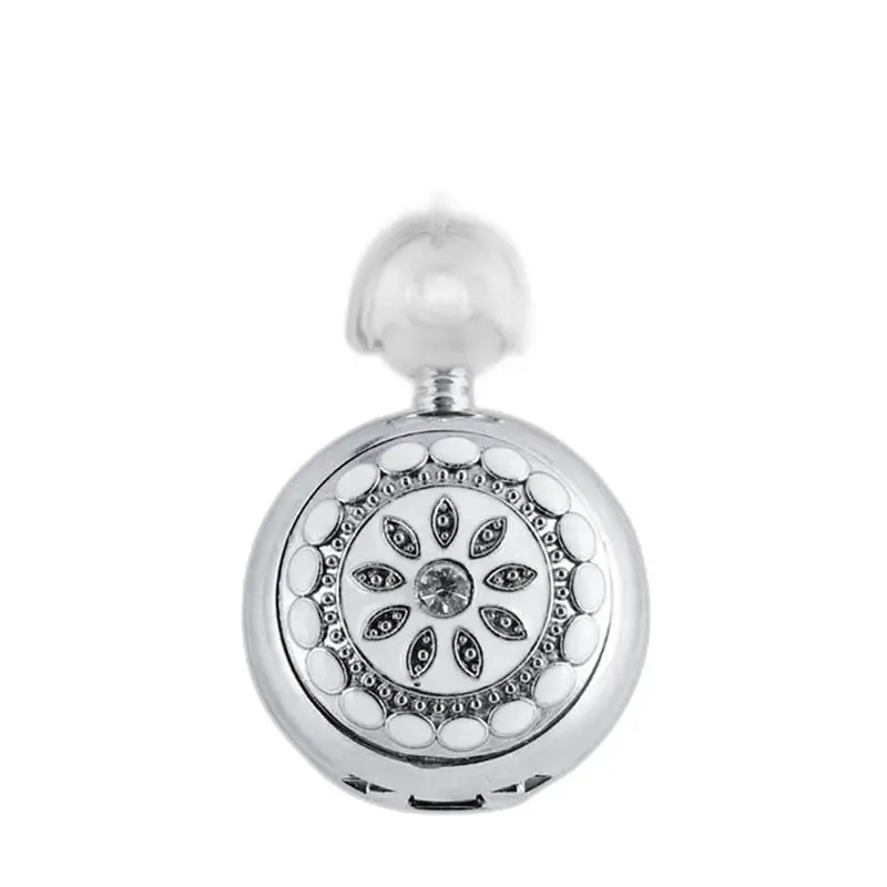 Montre à Gousset Chic Pearl’s Flower Argent