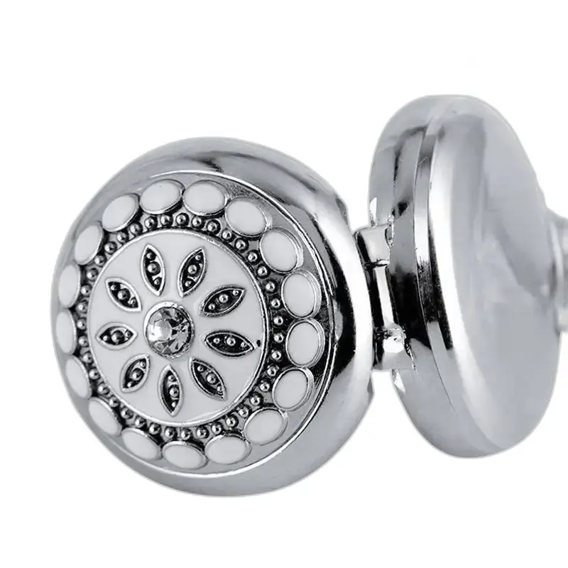 Montre à Gousset Chic Pearl’s Flower Argent