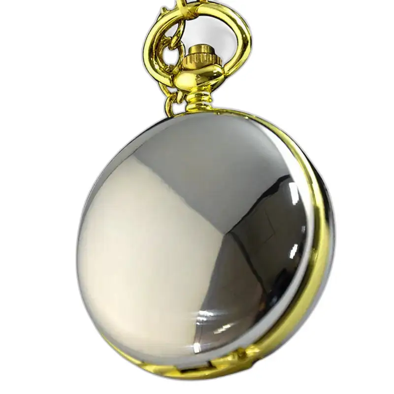 Montre à Gousset Classique Double Clapet Chic - Bronze