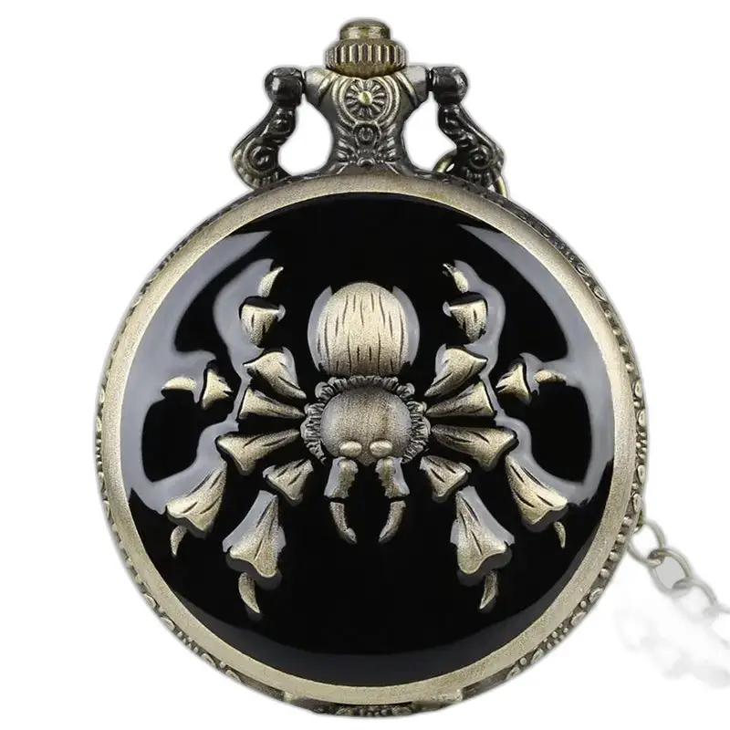 Montre à Gousset Collier Araignée Style Fantaisie