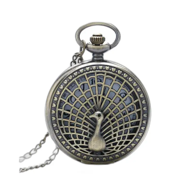 Montre à Gousset Collier Bronze Birdy Vintage