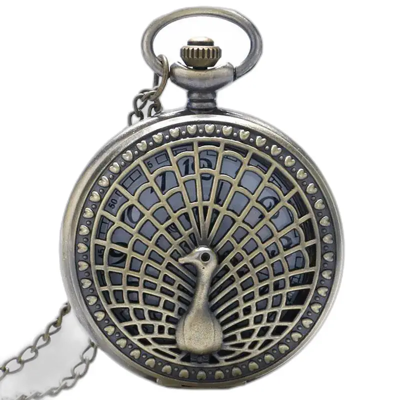 Montre à Gousset Collier Bronze Birdy Vintage